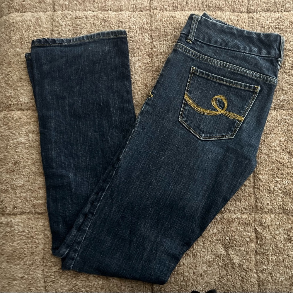 Vintage! 7 For All Mankind Blue Boot Cut Jeans. Indigo Wash. Size 26